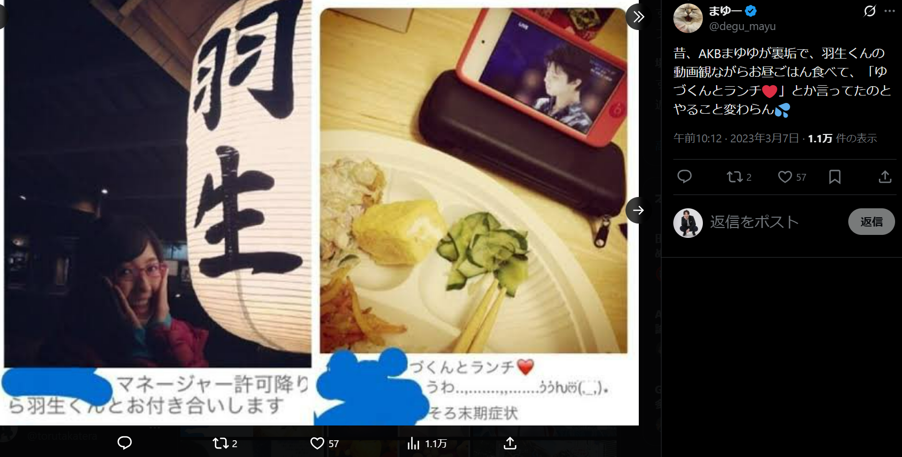 再婚相手は渡辺麻友(まゆゆ)？なぜそう噂されたのか2