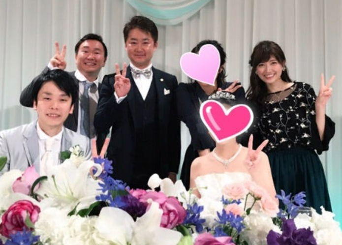 嫁は一般女性で非公開