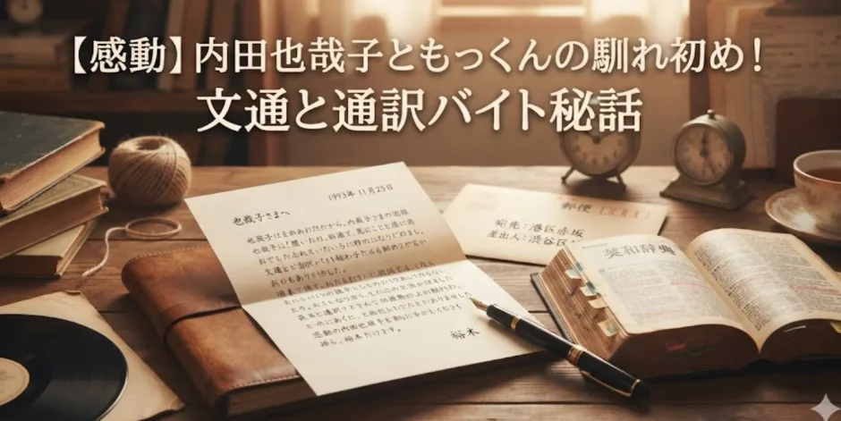 【感動】内田也哉子ともっくんの馴れ初め！文通と通訳バイト秘話