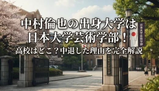 中村倫也の出身大学は日本大学芸術学部！高校はどこ？中退した理由を完全解説