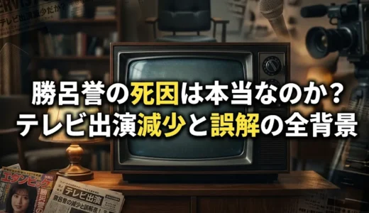 勝呂誉の死因は本当なのか？テレビ出演減少と誤解の全背景