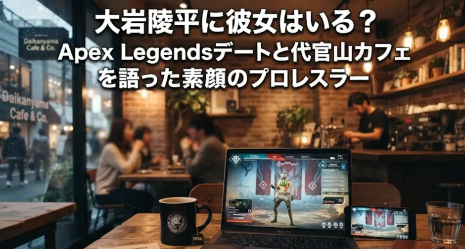 大岩陵平に彼女はいる？Apex Legendsデートと代官山カフェを語った素顔のプロレスラー