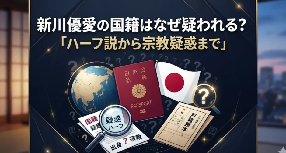 新川優愛の国籍はなぜ疑われる？ハーフ説から宗教疑惑まで