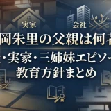 松岡朱里の父親は何者？会社・実家・三姉妹エピソードと教育方針まとめ