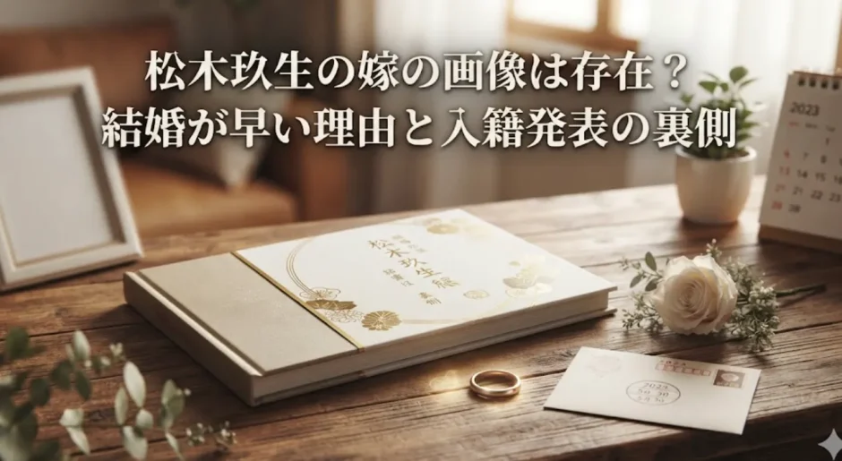 松木玖生の嫁の画像は存在？結婚が早い理由と入籍発表の裏側