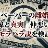 林家ペーパーの離婚疑惑の経緯と真実｜仲悪い報道やモラハラ説を検証