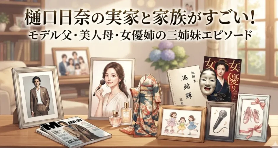 樋口日奈の実家と家族がすごい！モデル父・美人母・女優姉の三姉妹エピソード