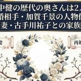 田中健の歴代の奥さんは2人！再婚相手・加賀千景の人物像と前妻・古手川祐子との家族史
