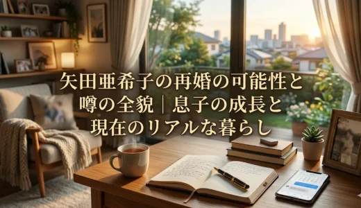 矢田亜希子の再婚の可能性と噂の全貌｜息子の成長と現在のリアルな暮らし