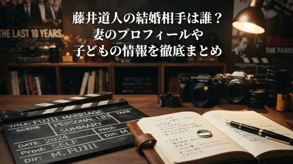 藤井道人の結婚相手は誰？妻のプロフィールや子どもの情報を徹底まとめ