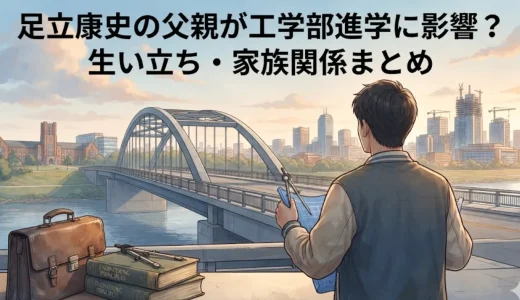 足立康史の父親が工学部進学に影響？生い立ち・家族関係まとめ