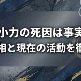 長州小力の死因は事実か？噂の真相と現在の活動を徹底解説